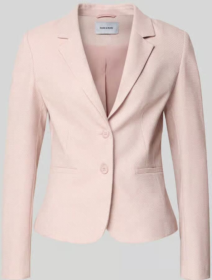 MORE & MORE Slim fit blazer met reverskraag - Foto 2