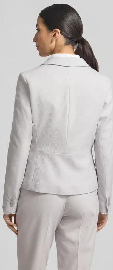 MORE & MORE Slim fit blazer met reverskraag