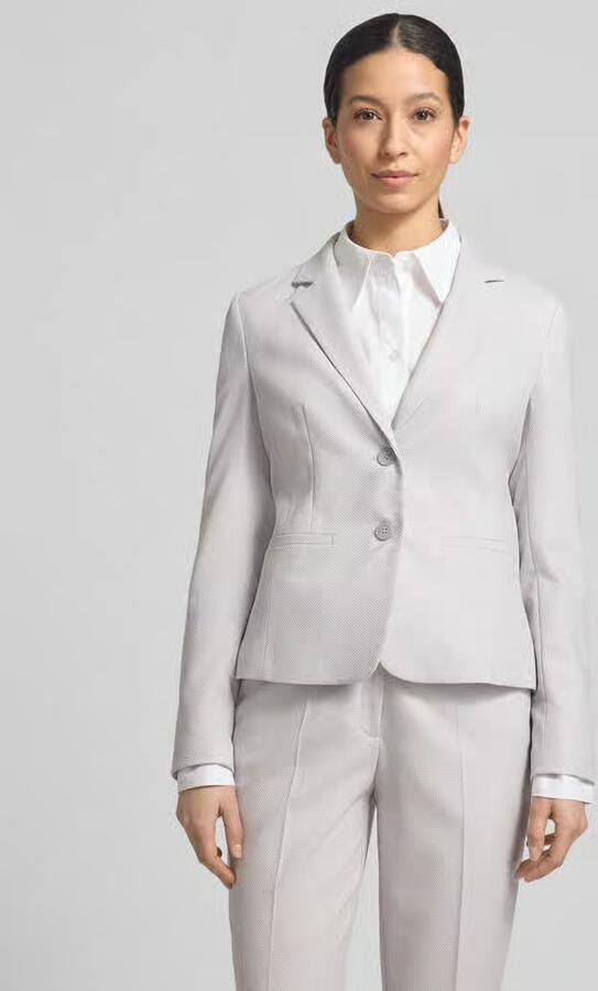 MORE & MORE Slim fit blazer met reverskraag - Foto 4