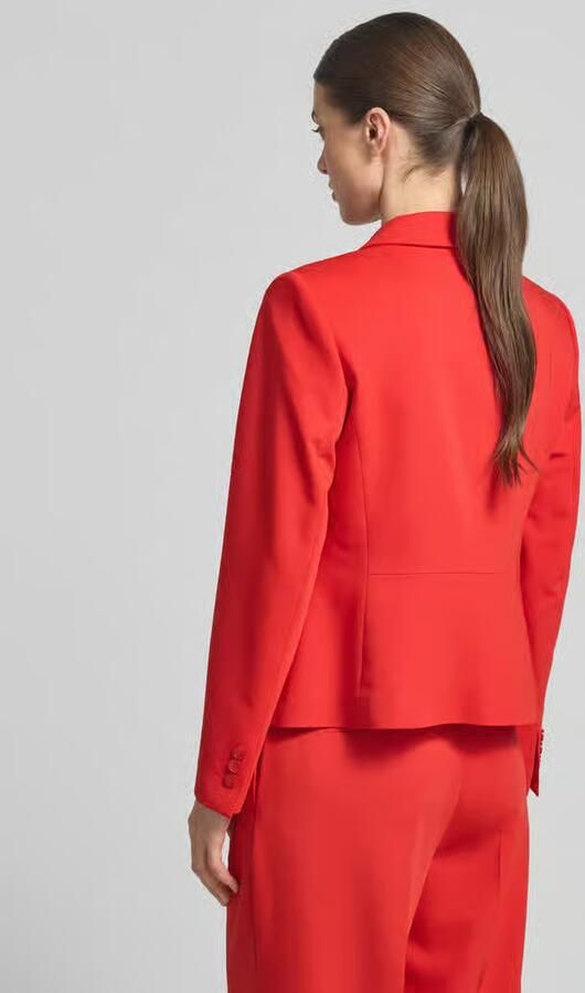 MORE & MORE slim fit blazer met reverskraag - Foto 3