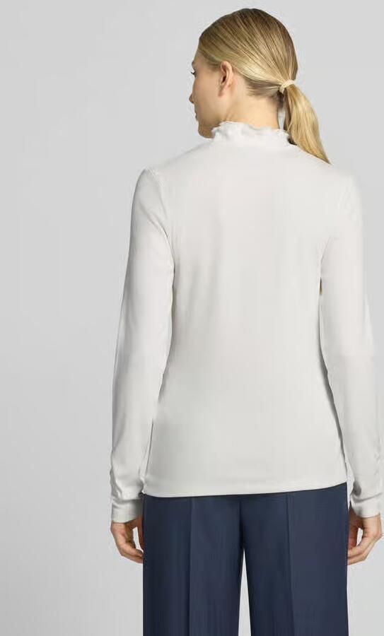 MORE & MORE Slim fit shirt met lange mouwen van katoenmix - Foto 2