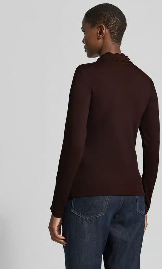 MORE & MORE Slim fit shirt met lange mouwen van katoenmix - Foto 3