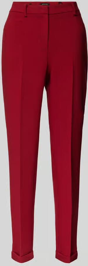 MORE & MORE Slim fit stoffen broek met persplooien model 'Hedi' - Foto 3