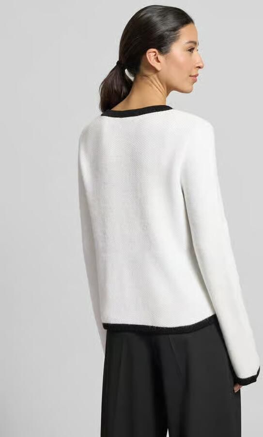 MORE & MORE Slim Fit vest met wolgehalte - Foto 3