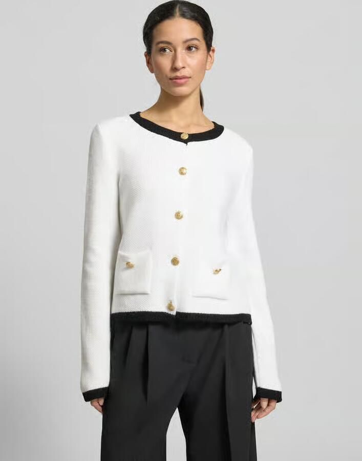 MORE & MORE Slim Fit vest met wolgehalte - Foto 2