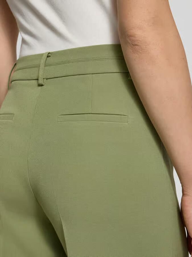MORE & MORE Stoffen broek met bandplooien
