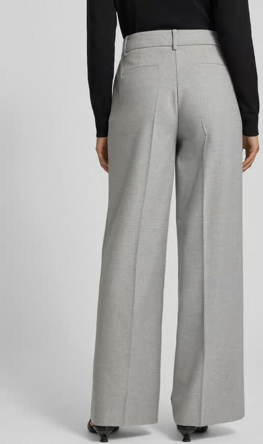 MORE & MORE Stoffen broek met bandplooien