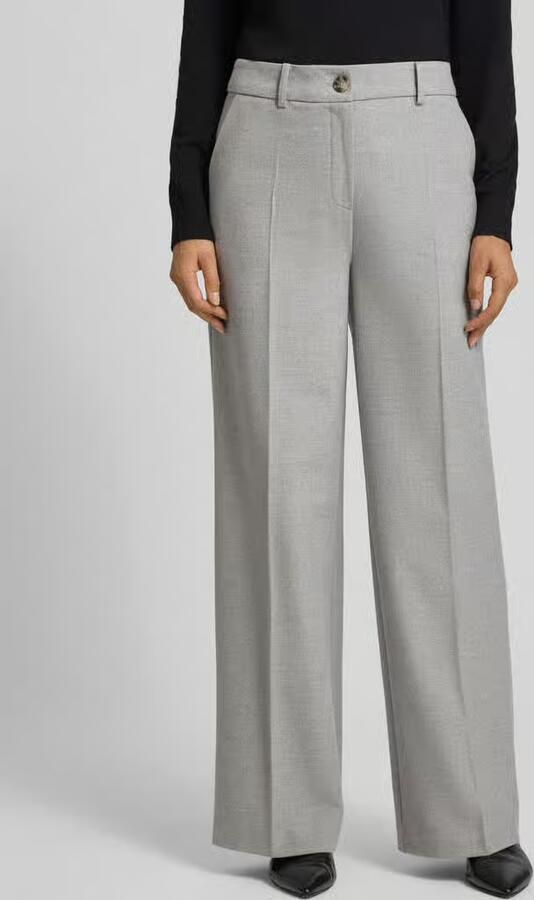 MORE & MORE Stoffen broek met bandplooien - Foto 2