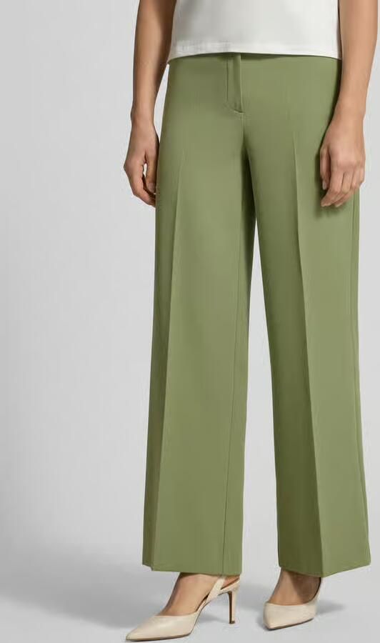 MORE & MORE Stoffen broek met bandplooien - Foto 3