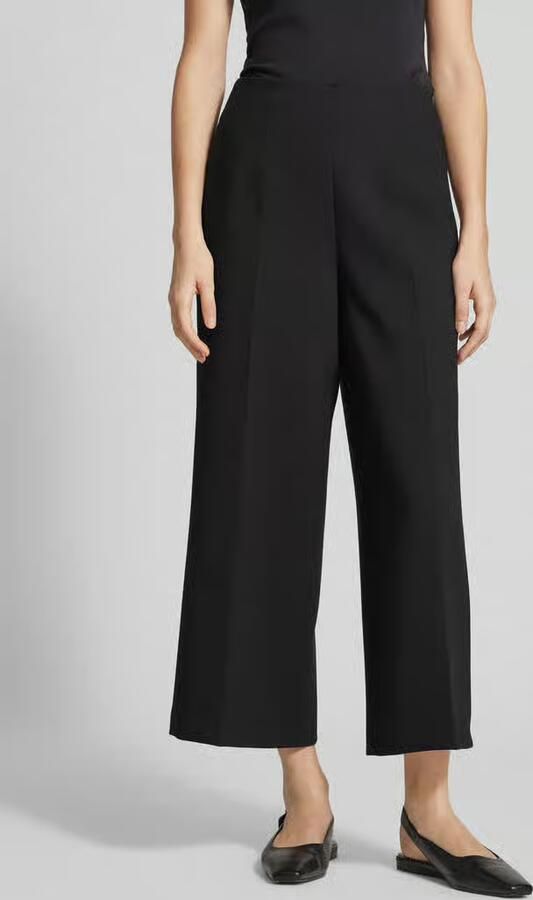 MORE & MORE Stoffen broek met persplooien - Foto 3