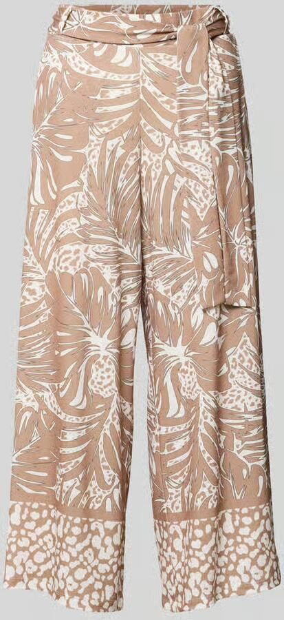 MORE & MORE Stoffen broek met strikceintuur - Foto 2