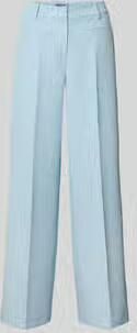 MORE & MORE Stoffen broek met strookzakken en vouwplooi