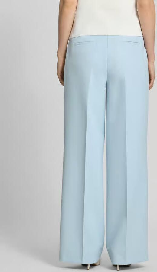 MORE & MORE Stoffen broek met strookzakken en vouwplooi - Foto 3