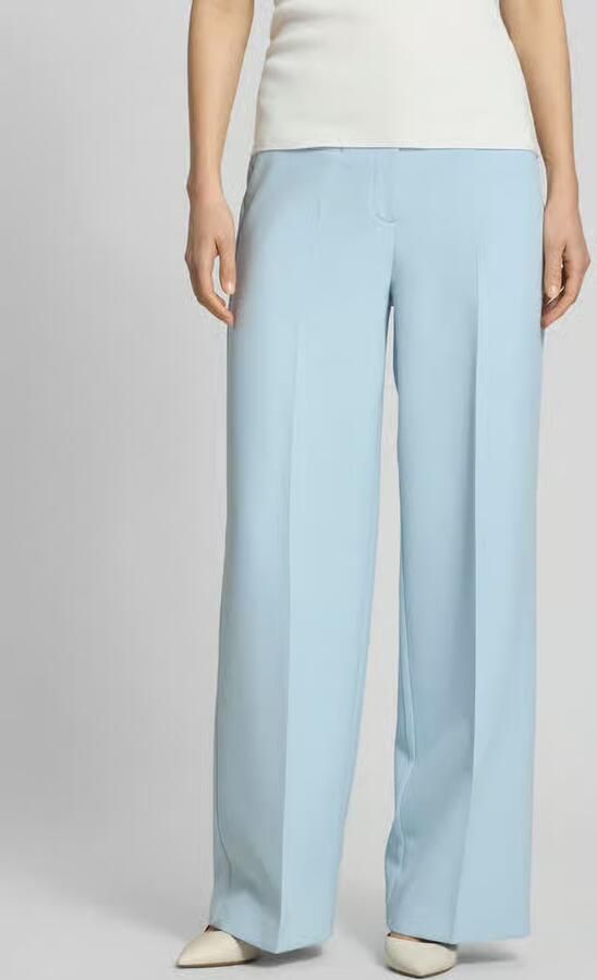 MORE & MORE Stoffen broek met strookzakken en vouwplooi - Foto 2