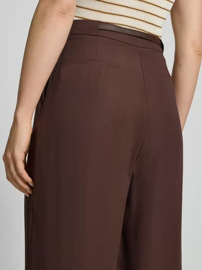 MORE & MORE Stoffen broek van modalmix met riem - Foto 3