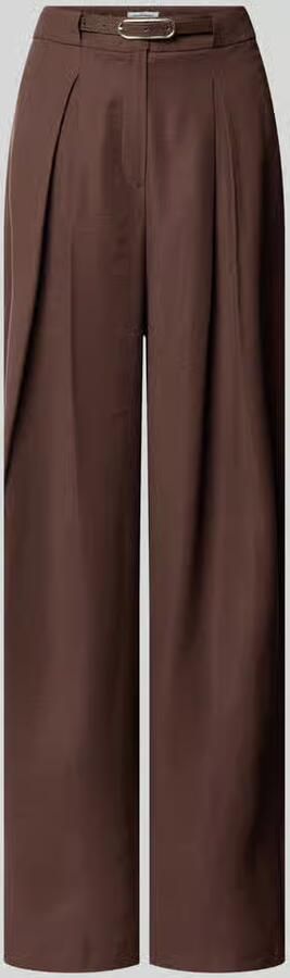 MORE & MORE Stoffen broek van modalmix met riem - Foto 4