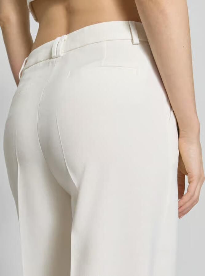 MORE & MORE Stoffen broek van Viscosemix met vouwplooi - Foto 2