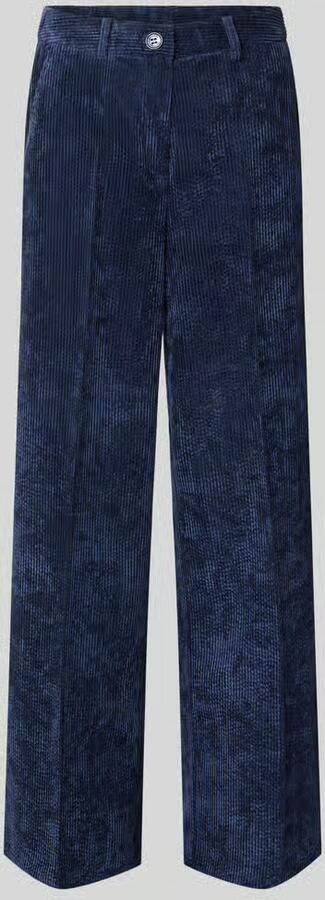 MORE & MORE straight fit broek in cord-look