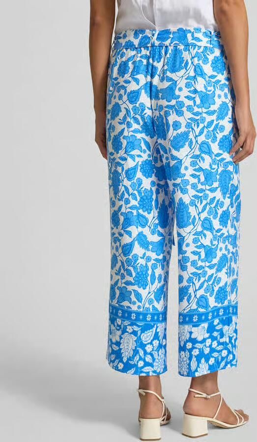 MORE & MORE straight fit stoffen broek van pure viscose - Foto 3
