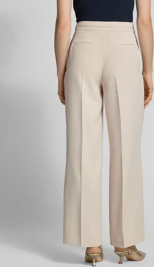 MORE & MORE Straight leg stoffen broek met elastische band - Foto 3