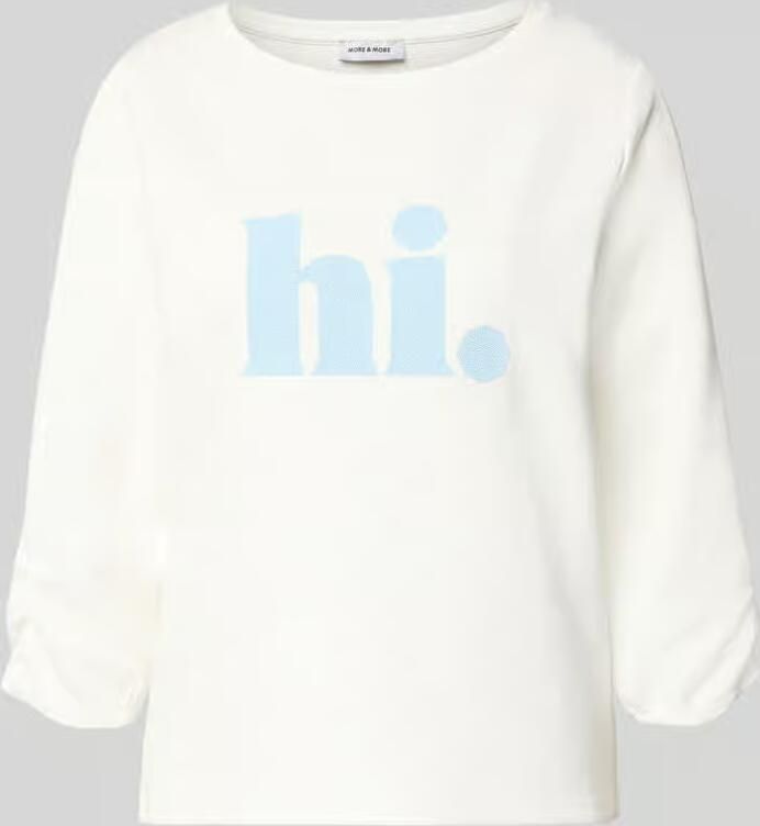 MORE & MORE Sweatshirt met 3 4-mouw - Foto 2