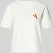 MORE & MORE T-shirt met borstzak en motief