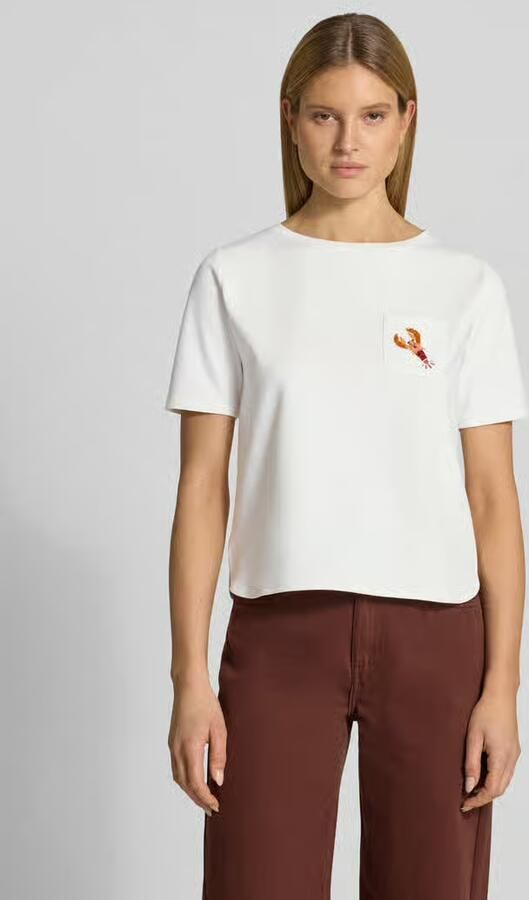 MORE & MORE T-shirt met borstzak en motief - Foto 2