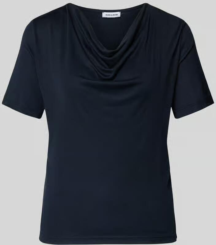 MORE & MORE T-shirt met Cascadehals - Foto 2