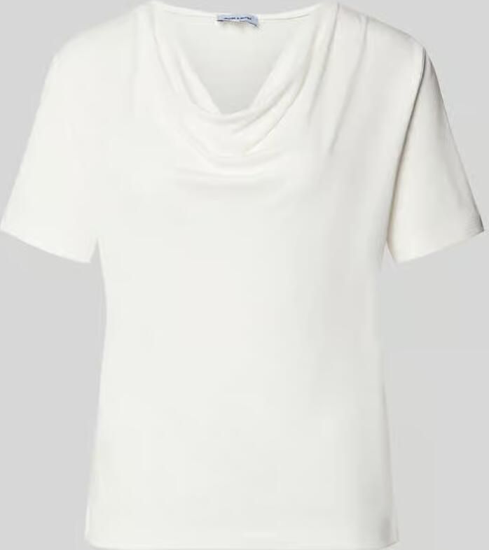 MORE & MORE T-shirt met Cascadehals - Foto 2