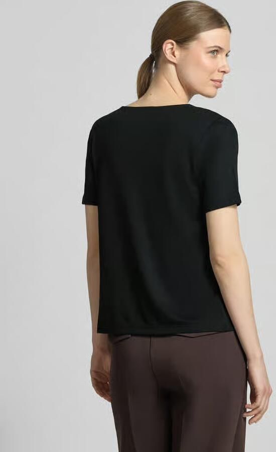 MORE & MORE T-shirt met Cascadehals - Foto 3