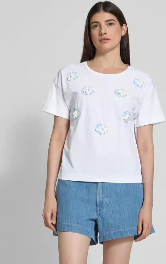 MORE & MORE T-shirt met labeldetails - Foto 2