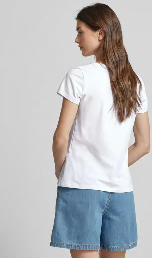 MORE & MORE T-shirt met labelprint