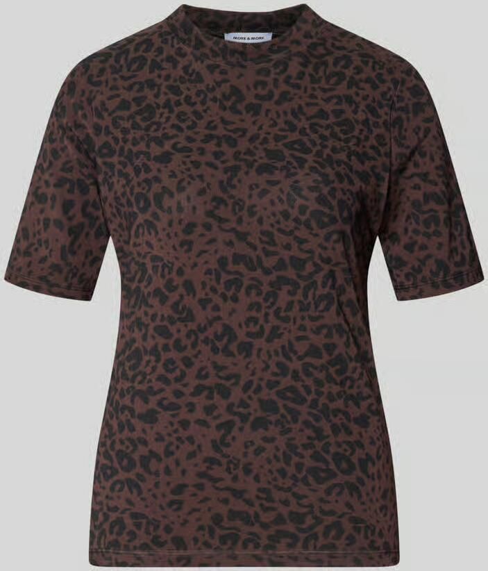 MORE & MORE T-shirt met luipaardprint