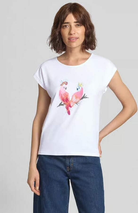 MORE & MORE T-shirt met motiefprint en pailletten - Foto 2