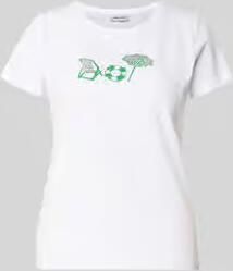MORE & MORE T-shirt met motiefprint en ronde hals