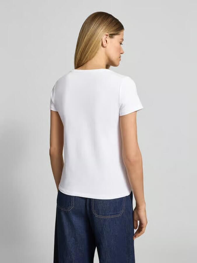 MORE & MORE T-shirt met motiefprint en ronde hals