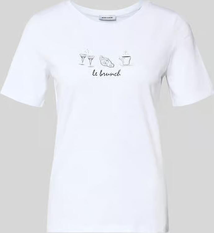 MORE & MORE T-shirt met motiefprint - Foto 2