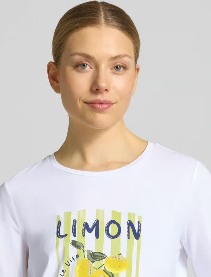 MORE & MORE T-shirt met motiefprint