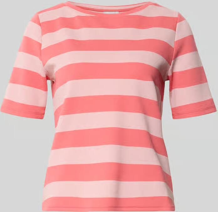 MORE & MORE T-shirt met ronde hals en 1 2-mouwen