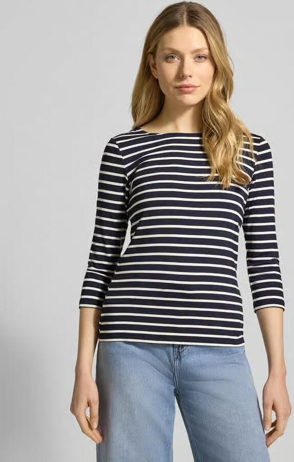 MORE & MORE T-shirt met ronde hals en 3 4-mouw - Foto 2