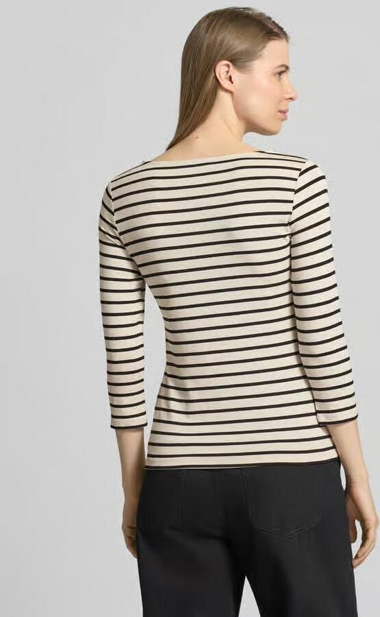 MORE & MORE T-shirt met ronde hals en 3 4-mouw
