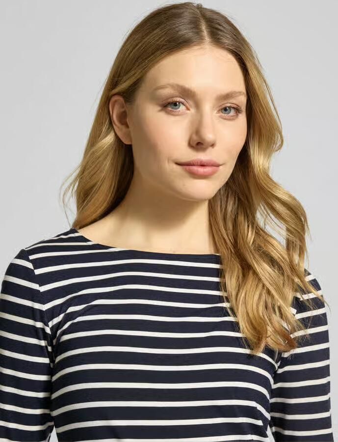 MORE & MORE T-shirt met ronde hals en 3 4-mouwen