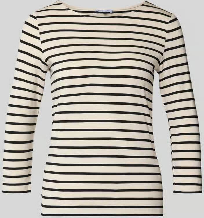 MORE & MORE T-shirt met ronde hals en 3 4-mouw - Foto 2