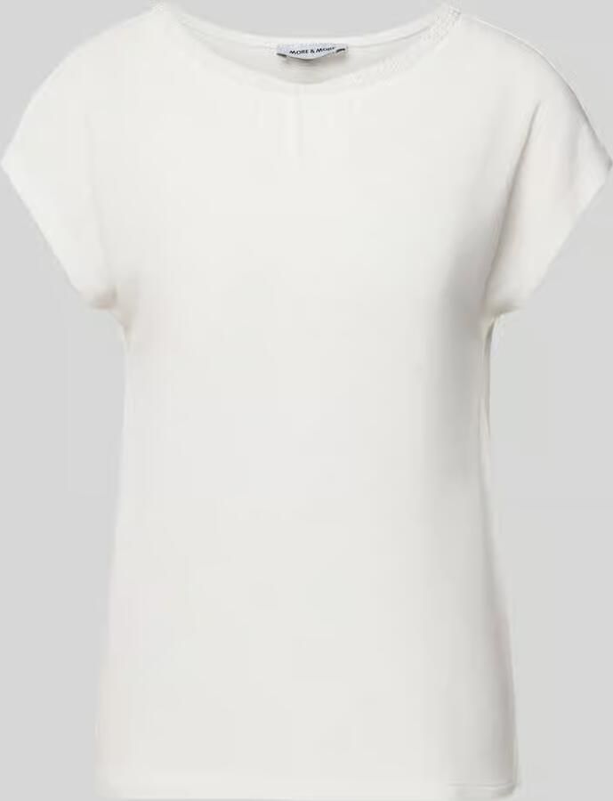 MORE & MORE T-shirt met ronde hals en sierkralen - Foto 2