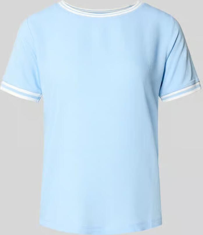 MORE & MORE T-shirt van Mix van viscose en elastaan met ronde hals - Foto 3