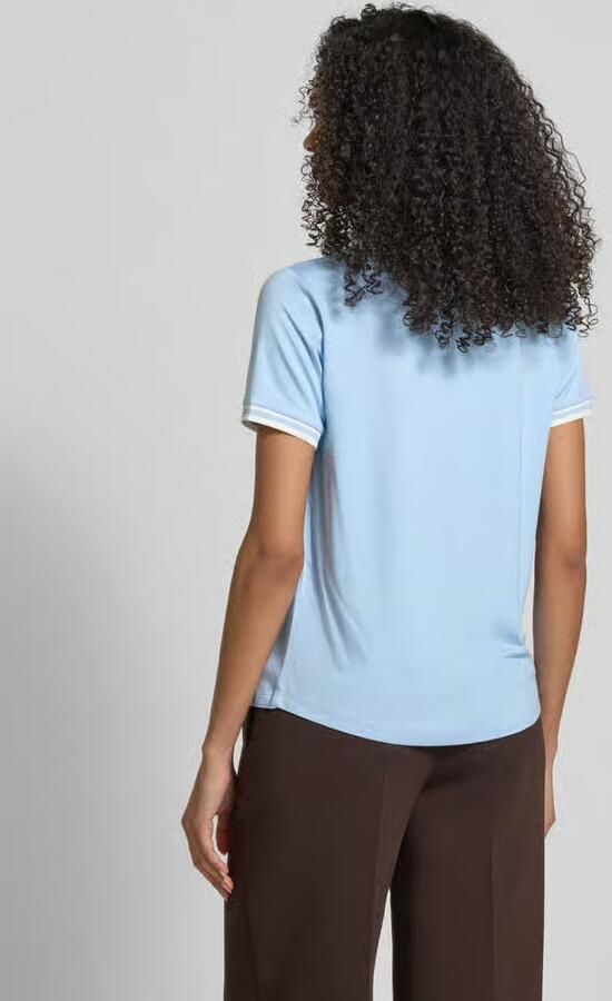 MORE & MORE T-shirt van Mix van viscose en elastaan met ronde hals