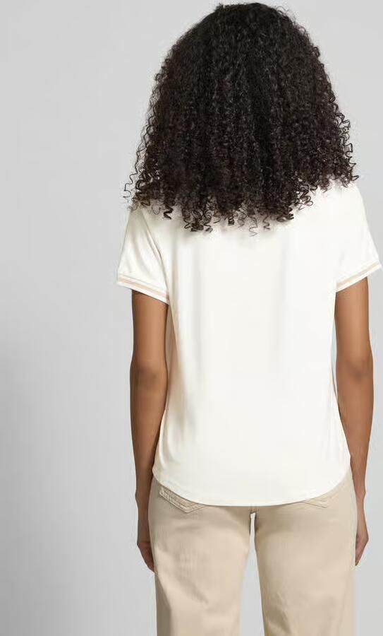 MORE & MORE T-shirt van Mix van viscose en elastaan met ronde hals - Foto 2