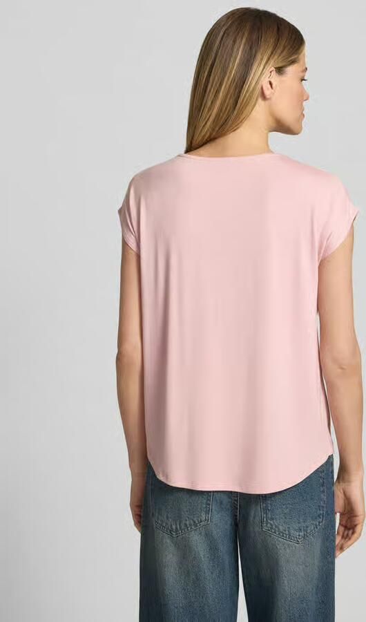 MORE & MORE T-shirt van mix van viscose en elastaan met ronde hals - Foto 2