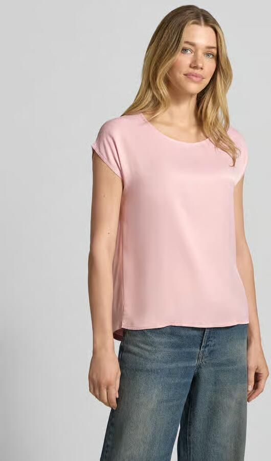 MORE & MORE T-shirt van mix van viscose en elastaan met ronde hals - Foto 3