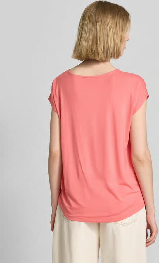 MORE & MORE T-shirt van mix van viscose en elastaan met ronde hals - Foto 3